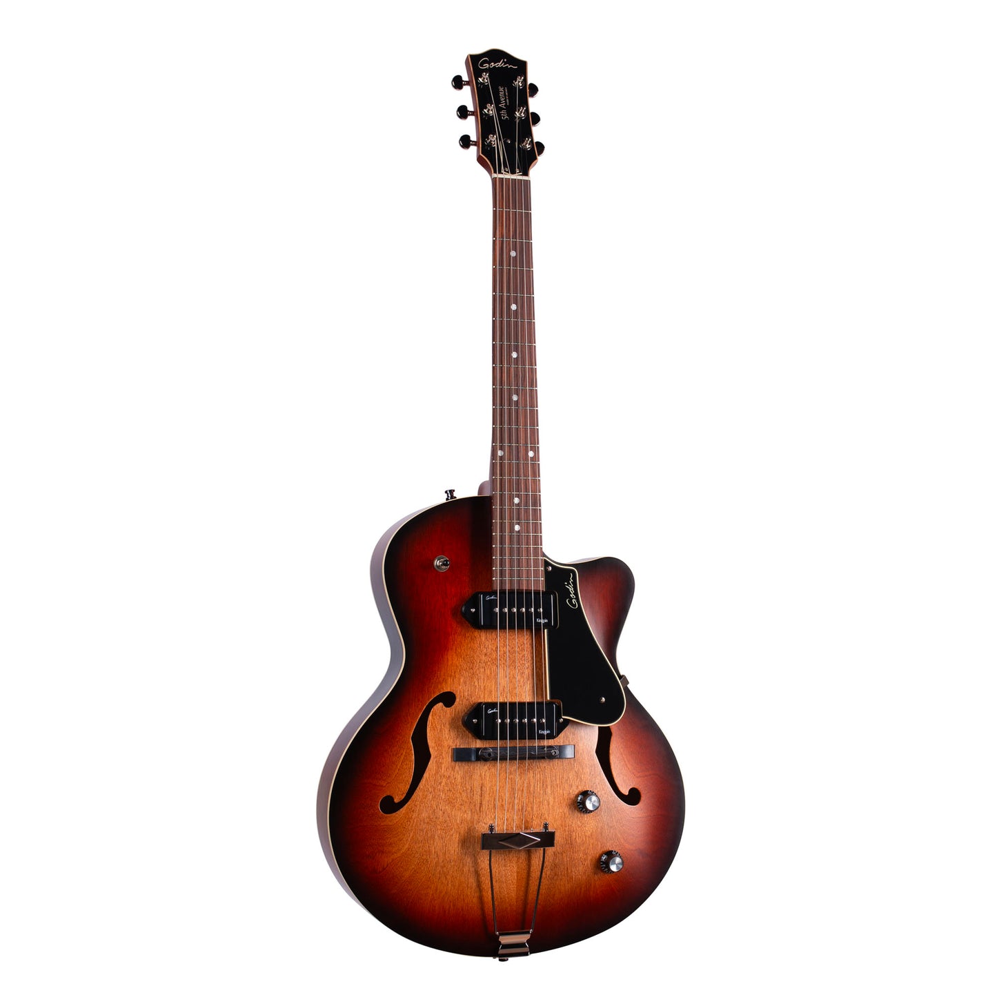 Guitarra Eléctrica Godin 5th Avenue CW Kingpin II Vintage Burst 053162