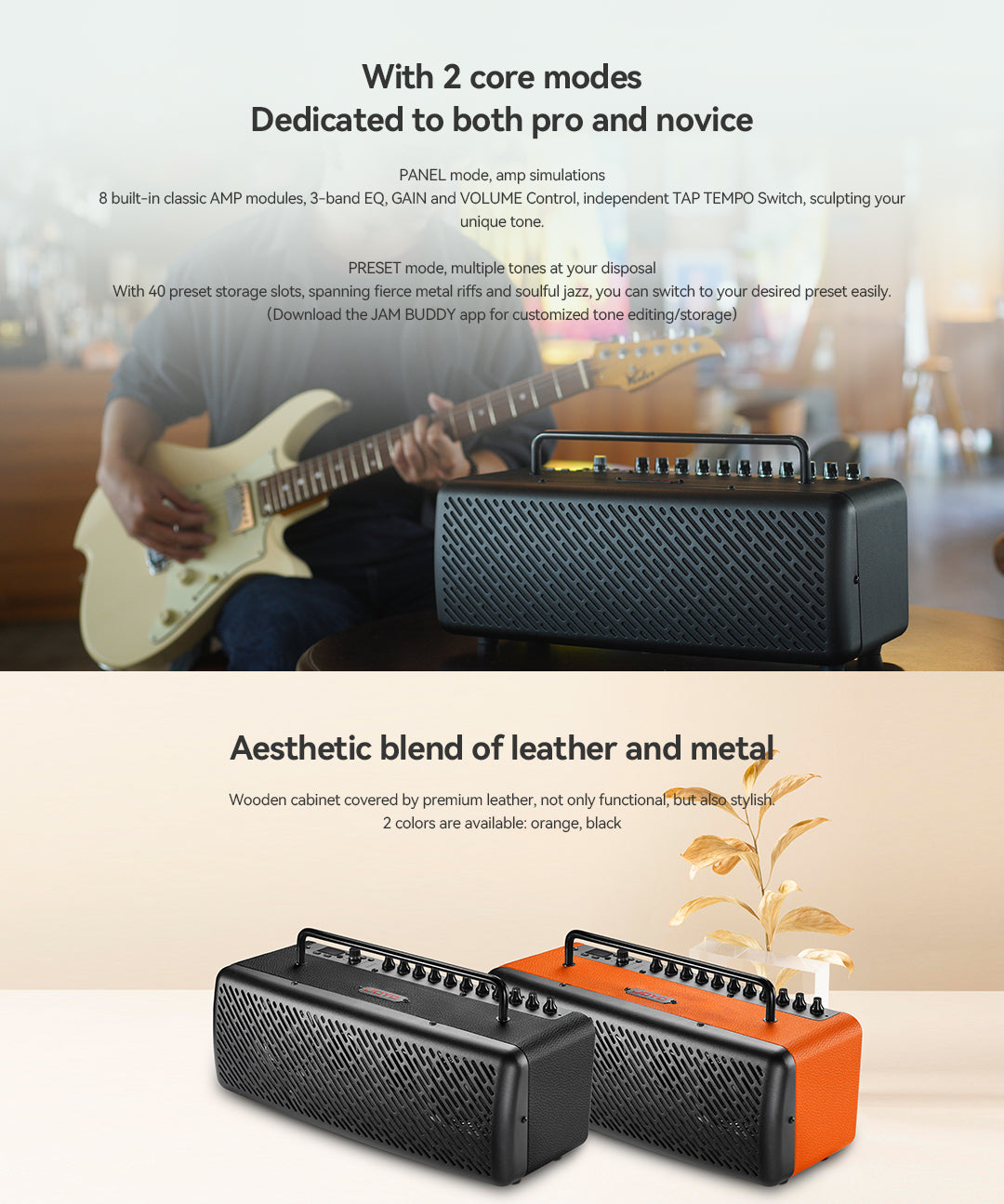 Amplificador guitarra Eléctrica JOYO JAM BUDDY III ORANGE