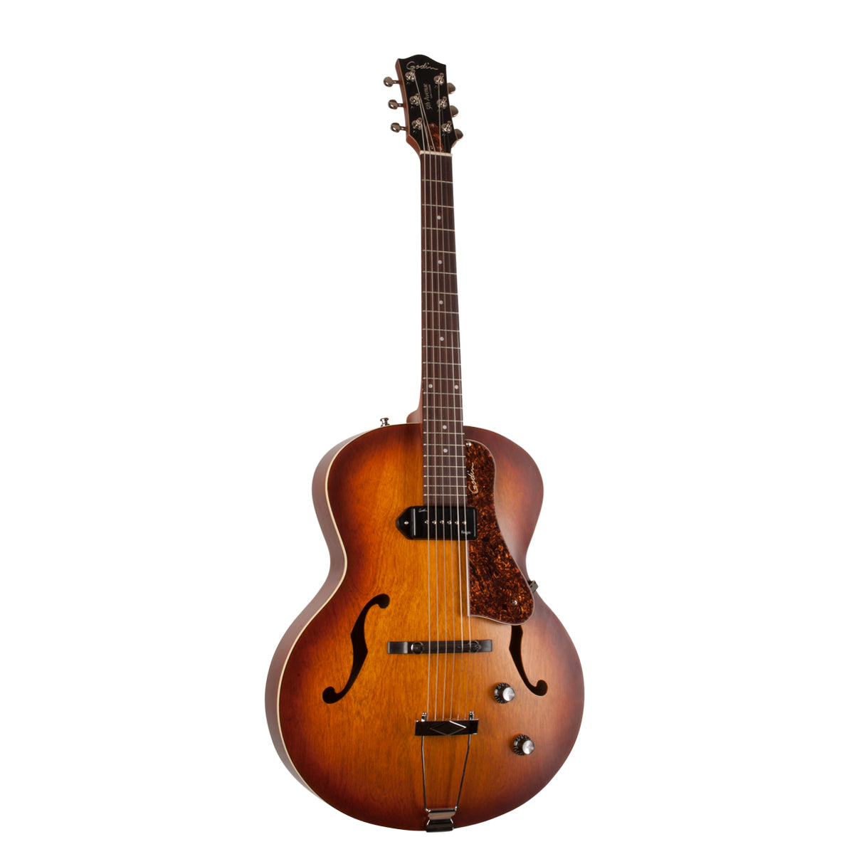 Guitarra Eléctrica Godin 5th Avenue Kingpin P90 Cognac Burst 031986