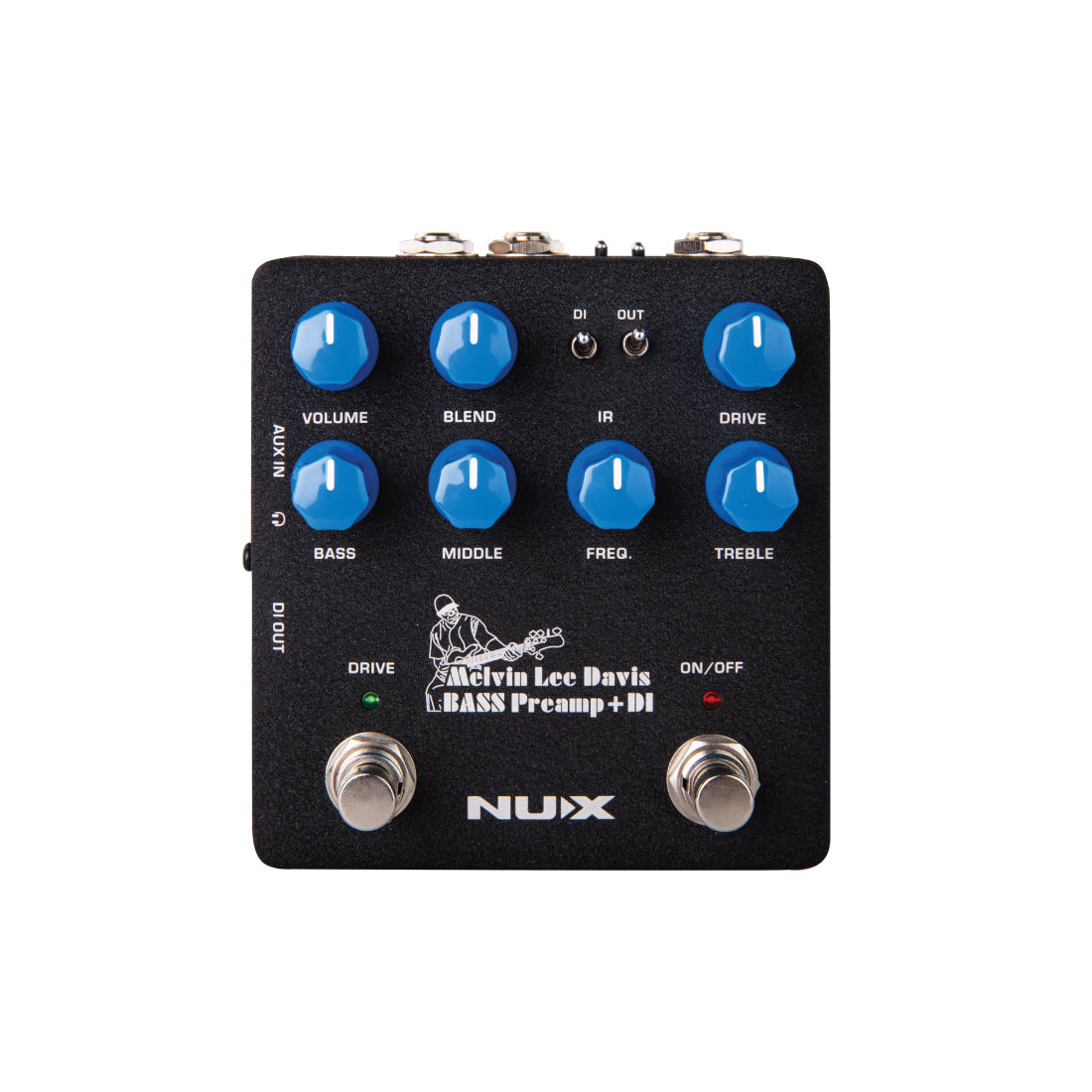 Pedal NUX MLD Bass Preamp (MLD Bass preamp + Caja Directa