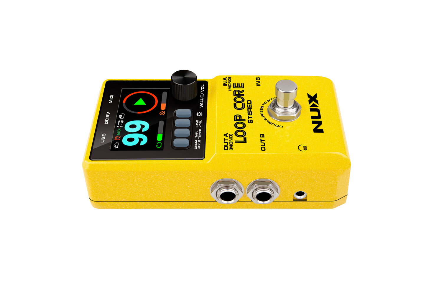 Pedal Nux Loop core Stereo MKII (Looper & Control Midi)