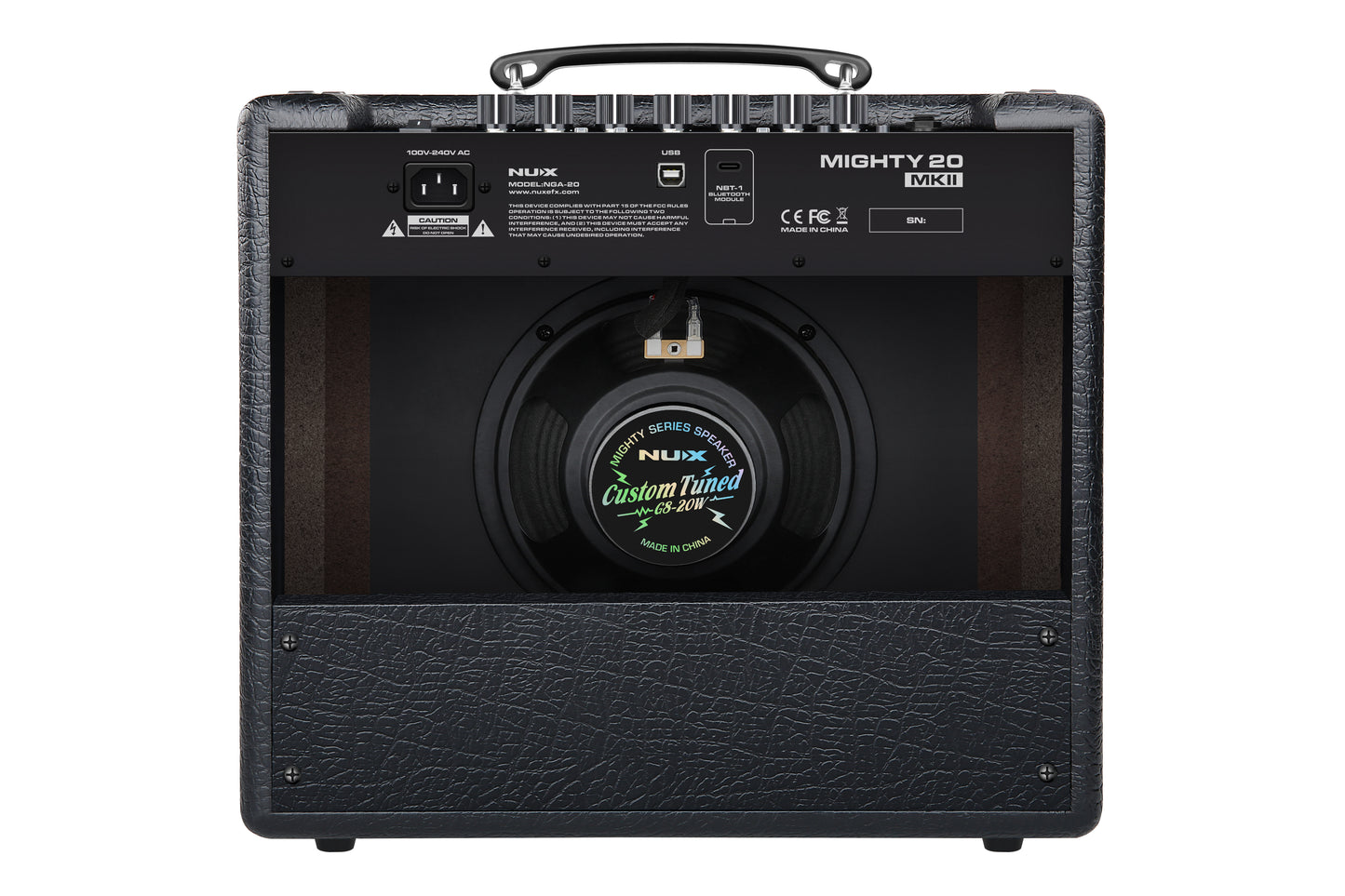 Amplificador guitarra Eléctrica Nux Mighty 20BT MKII (App vía bluetooth)