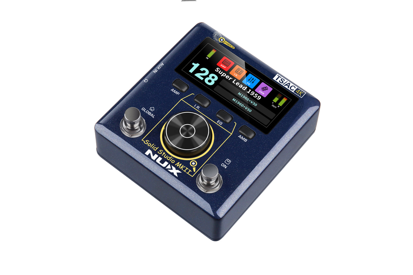 Pedal Nux Solid Studio MKII (Simulador IR & Power Amp)