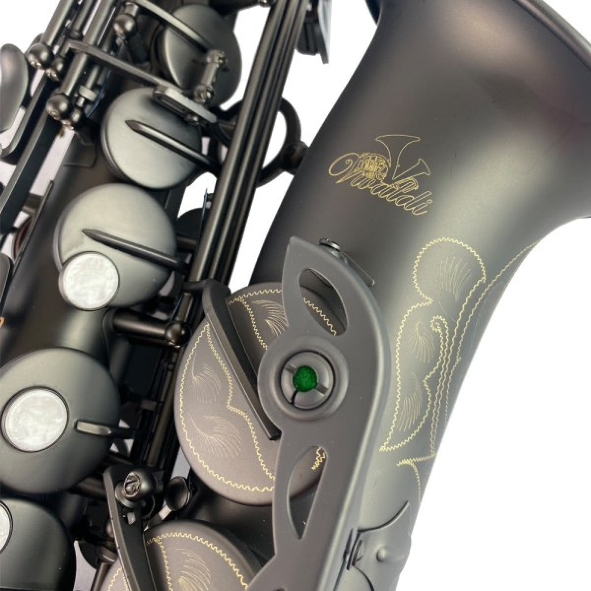 Saxofón Alto Vivaldi Negro/Mate YWAS-06MT