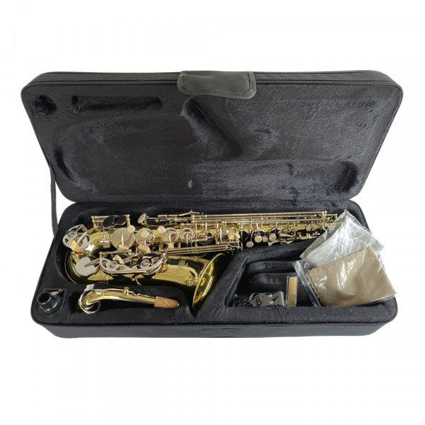 Saxofón Alto Vivaldi Lacado/llaves niqueladas YWAS-08