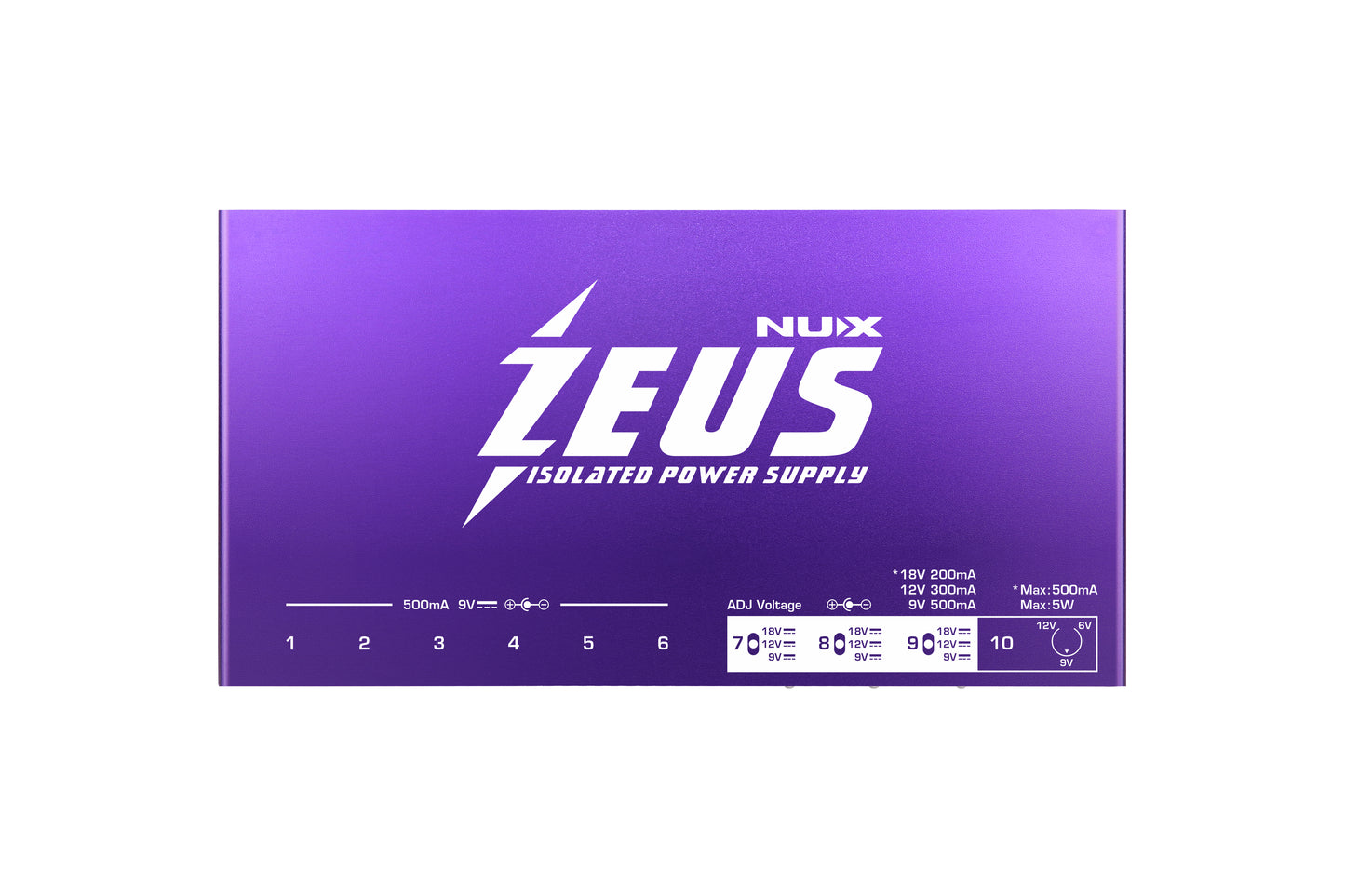 Fuente de Poder ZEUS (10 salidas)