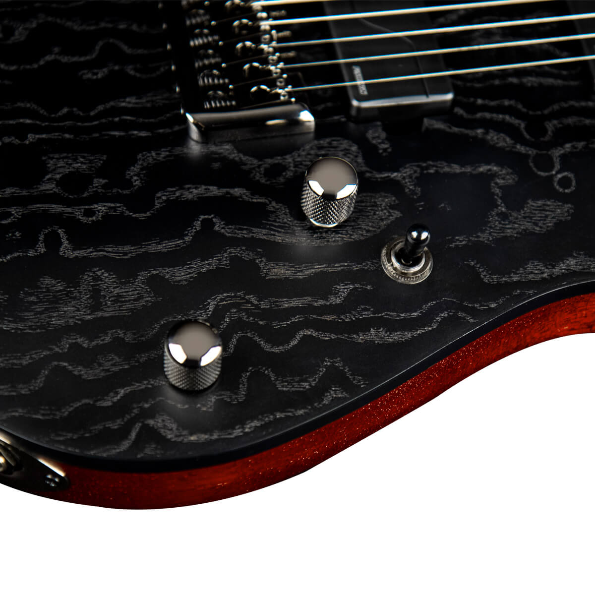 Guitarra Eléctrica Cort KX500 Etched EBK
