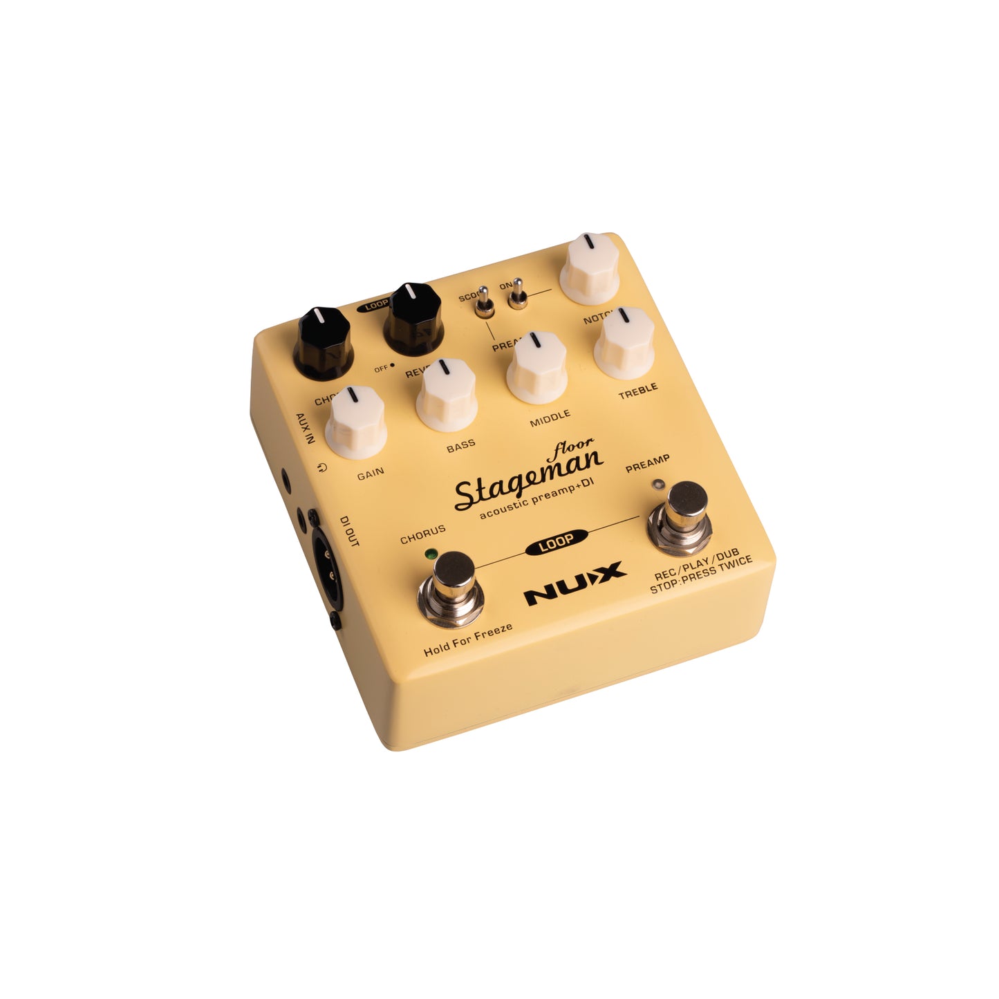 Pedal Nux Stageman Floor NAP-5 (Pre-Amp & DI para guitarras acústicas)