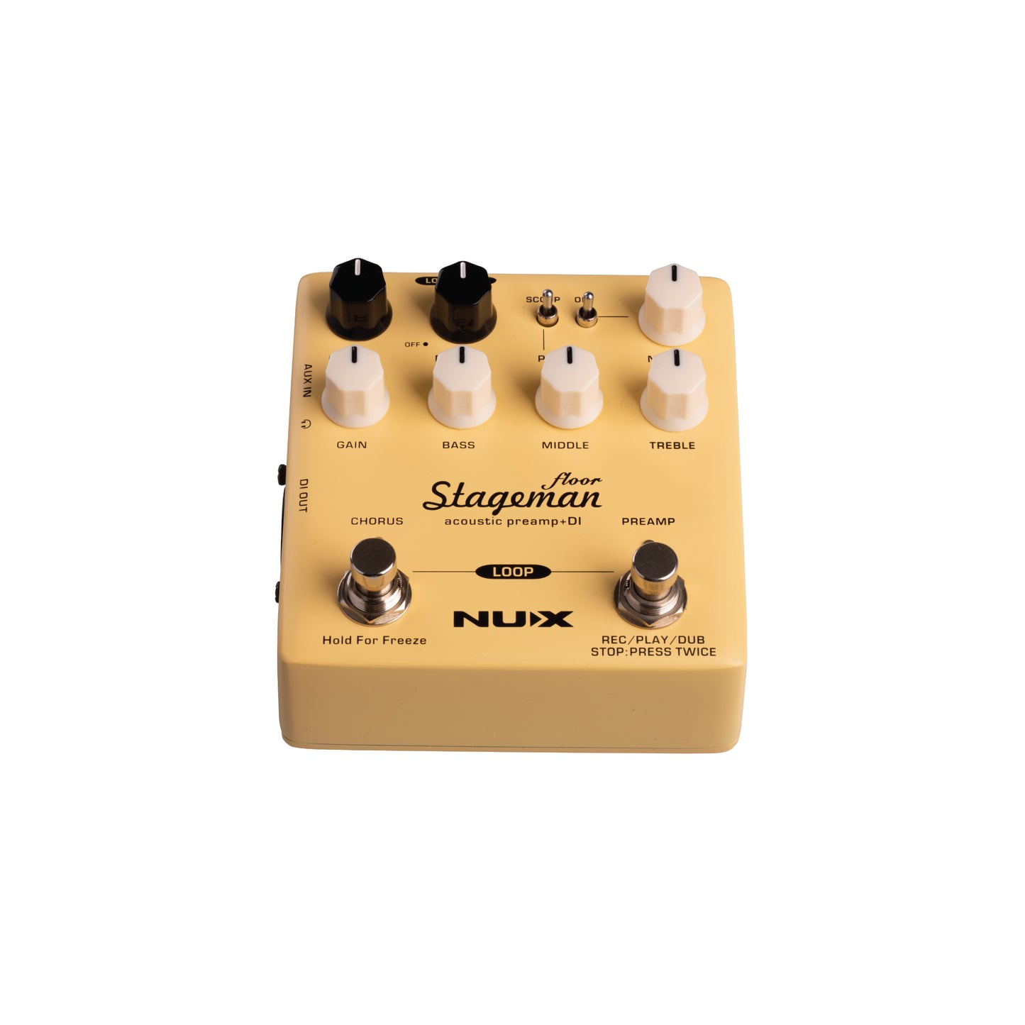 Pedal Nux Stageman Floor NAP-5 (Pre-Amp & DI para guitarras acústicas)