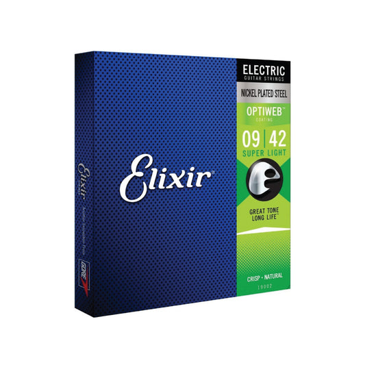 Cuerdas Guitarra Eléctrica Elixir Optiweb 09/42