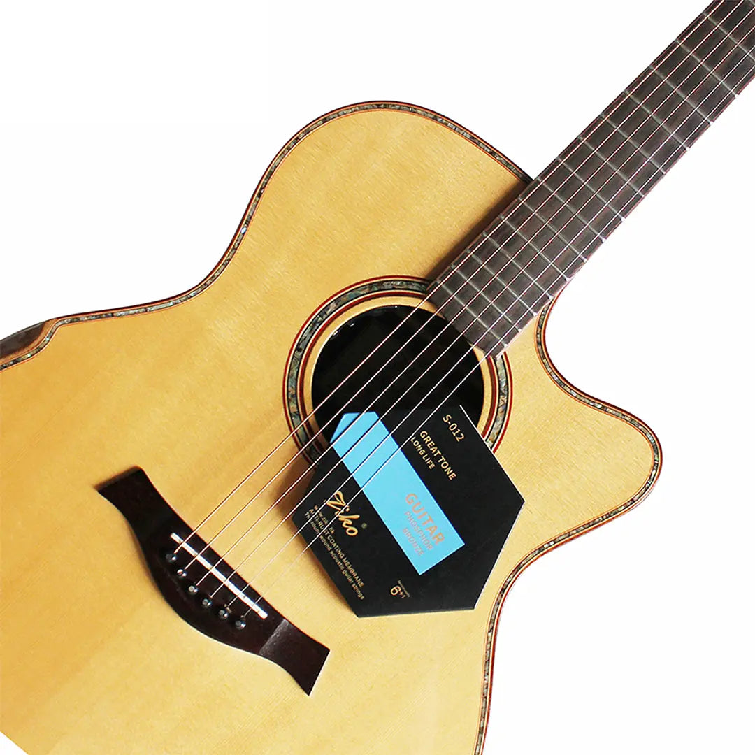 Cuerdas Guitarra Acústica Ziko .12 S-012 Phosphor Bronze