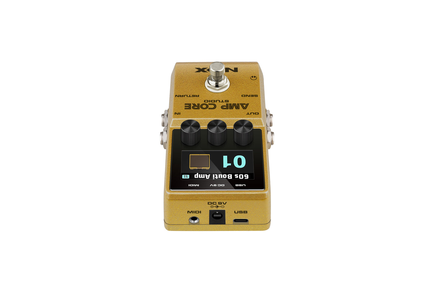 Pedal Nux Amp core Studio (Modelador de amps y cargador de IR)