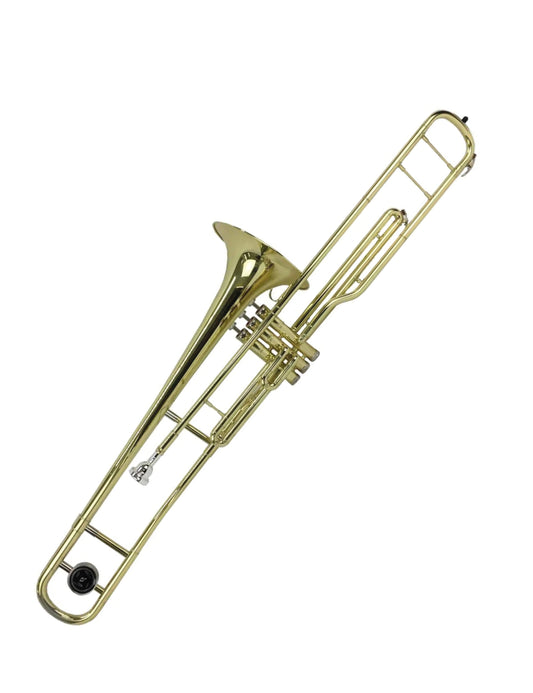 Trombon Vivaldi Dorado con Válvulas YWTM-1031