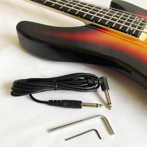 Bajo Eléctrico Hendrix 5 Cuerdas Sunburst BH-EBS200-24-5BS
