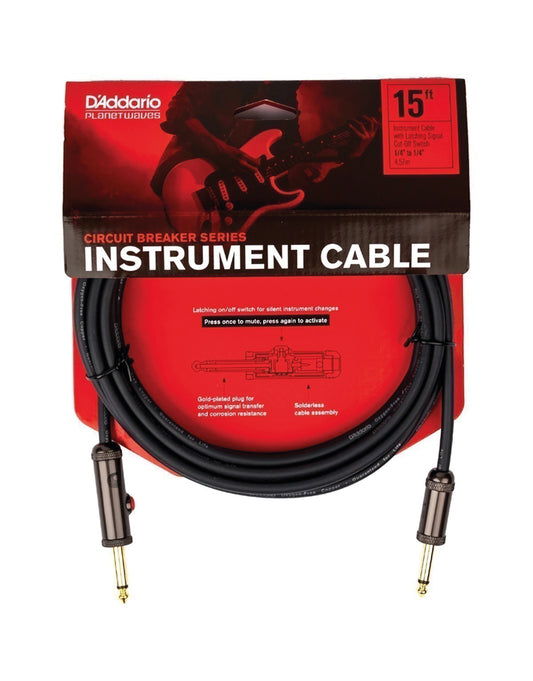 Cable de Instrumento D´Addarío PW-AGL-15 (4.57 metros, Switch cut-off)