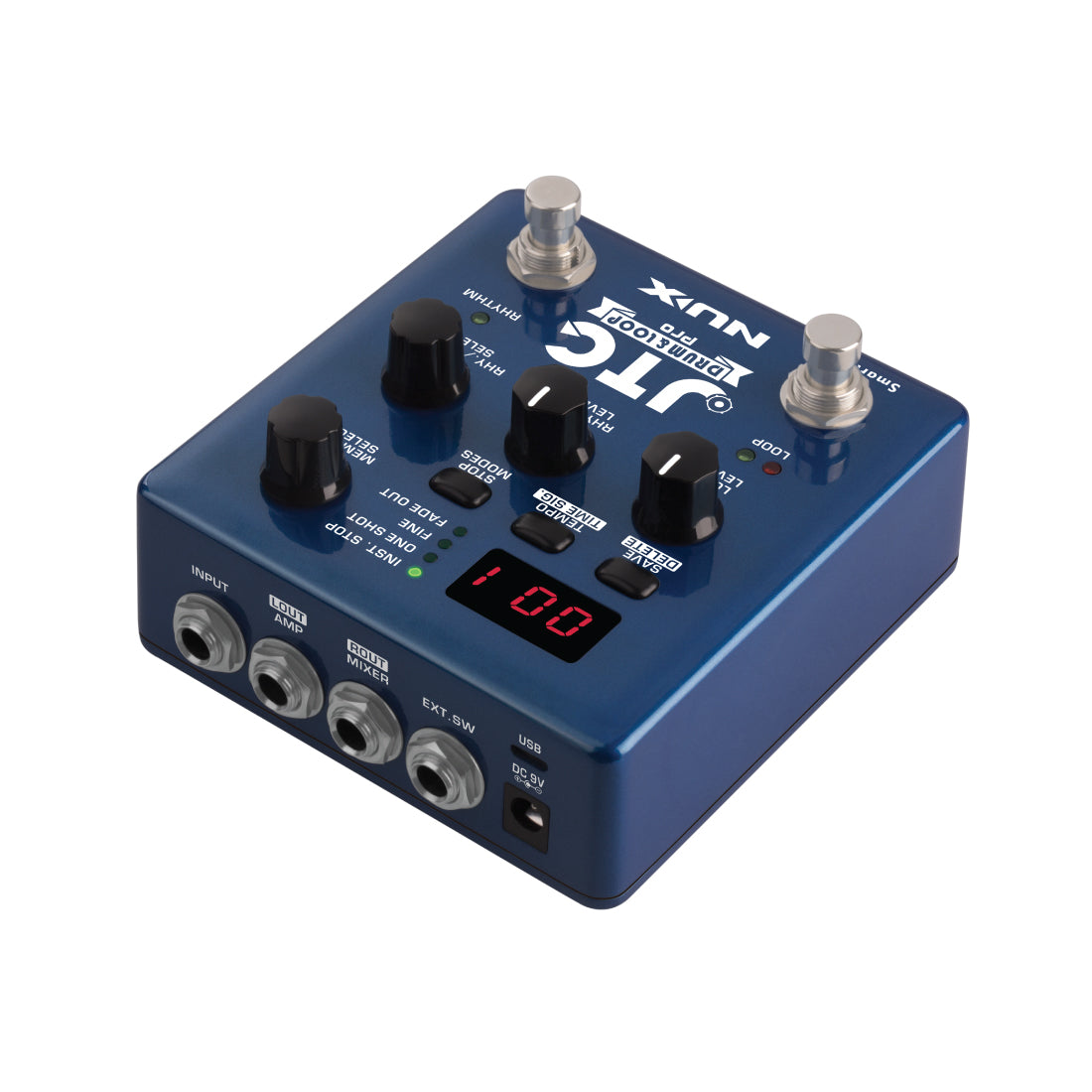 Pedal NUX JTC pro (Looper & Drum)