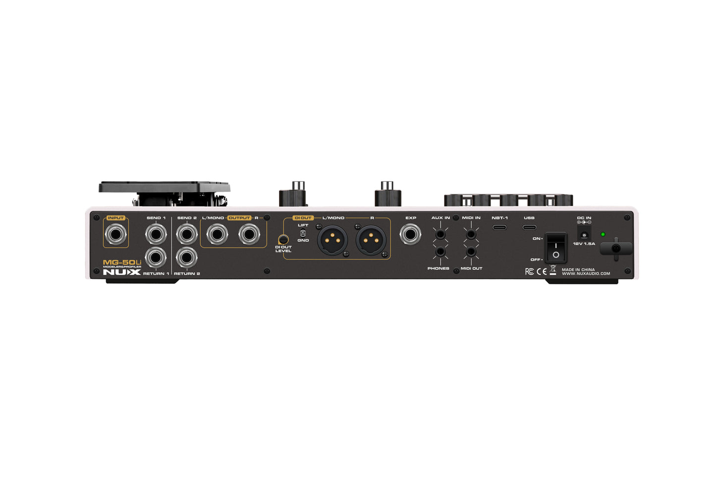 Pedalera Multiefectos Nux MG50LI