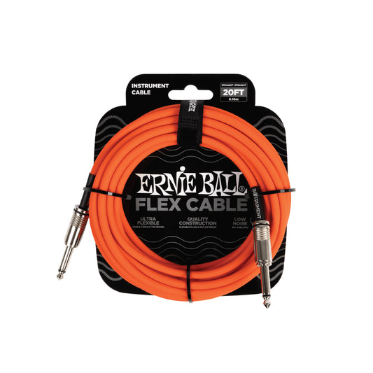 Cable de Instrumento Ernie Ball Flex (Orange) 20ft