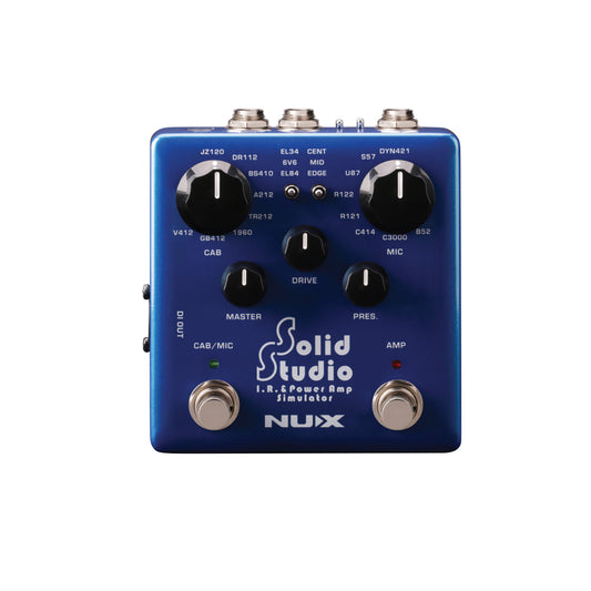 Pedal Nux Solid Studio (Simulador IR & Power Amp)