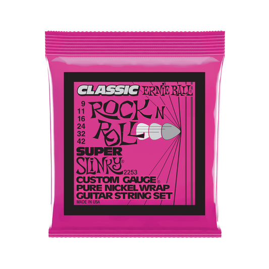 Cuerdas Guitarra Eléctrica Classic Super Slinky Rock n Roll .09