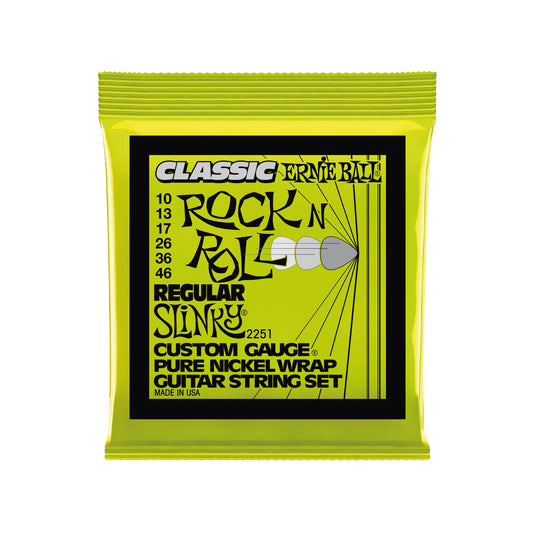 Cuerdas Guitarra Eléctrica Classic Regular Slinky Rock n Roll .10