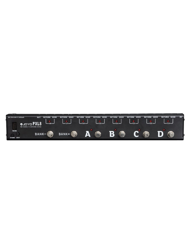Controlador de pedales en Serie JOYO PXL-8 BLACK