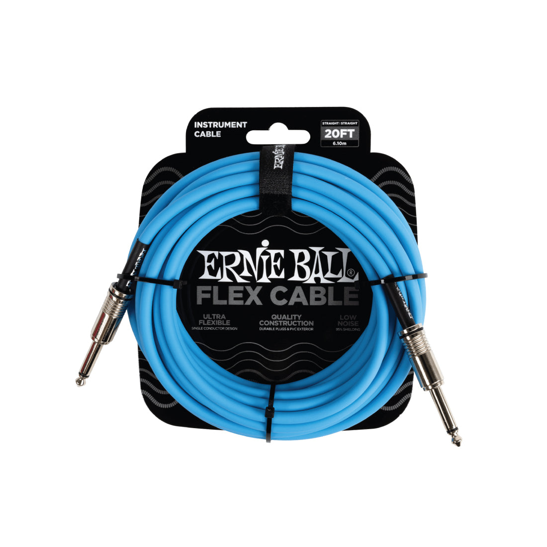 Cable de Instrumento Ernie Ball Flex (Blue) 20ft