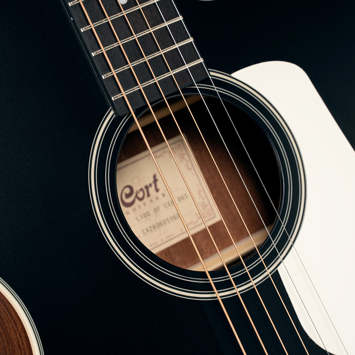 Guitarra Cort Electroacústica L100OCF CED BKS