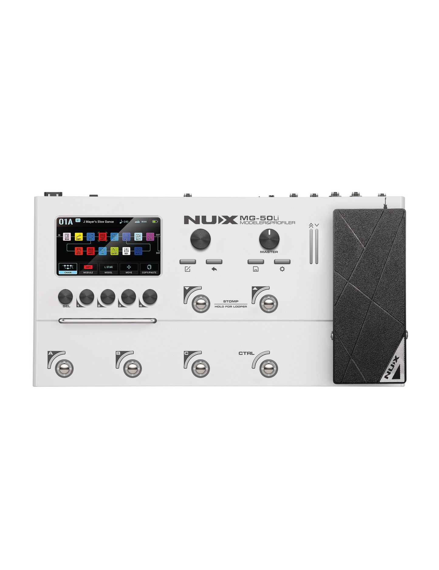 Pedalera Multiefectos Nux MG50LI