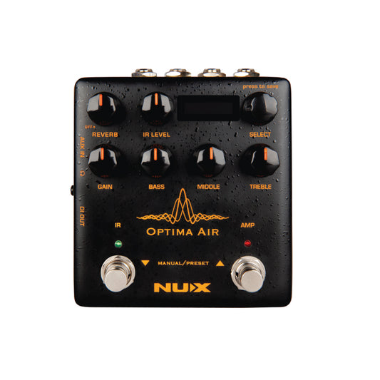 Pedal NUX Optima Air (Simulador Acústico & Cargador IR)