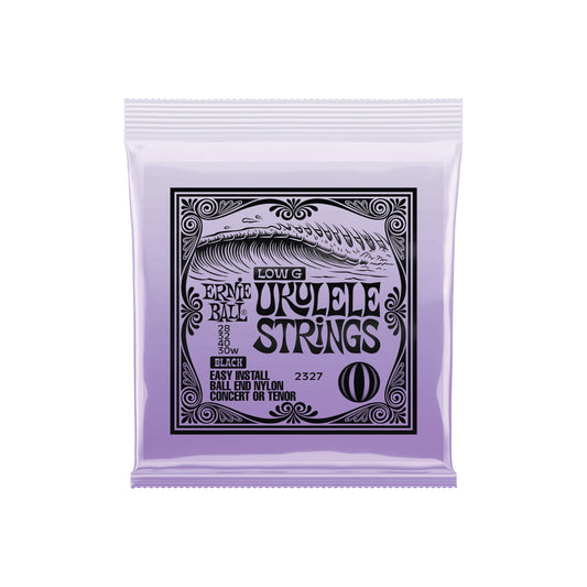 Cuerdas para Ukulele ERNIE BALL (BLACK/LOW G) 2327