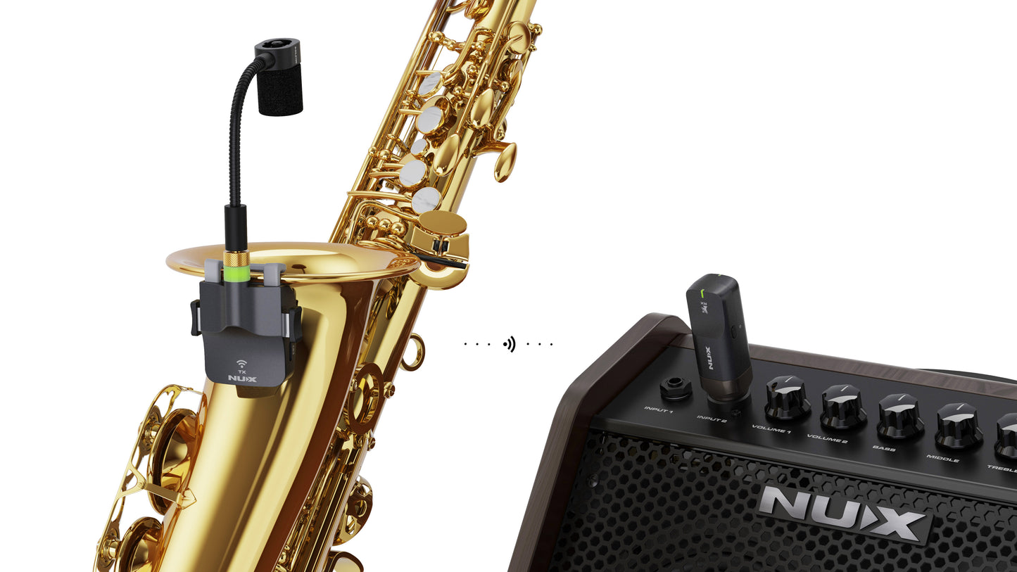 Nux B-6 Sistema Inalámbrico para Saxofón