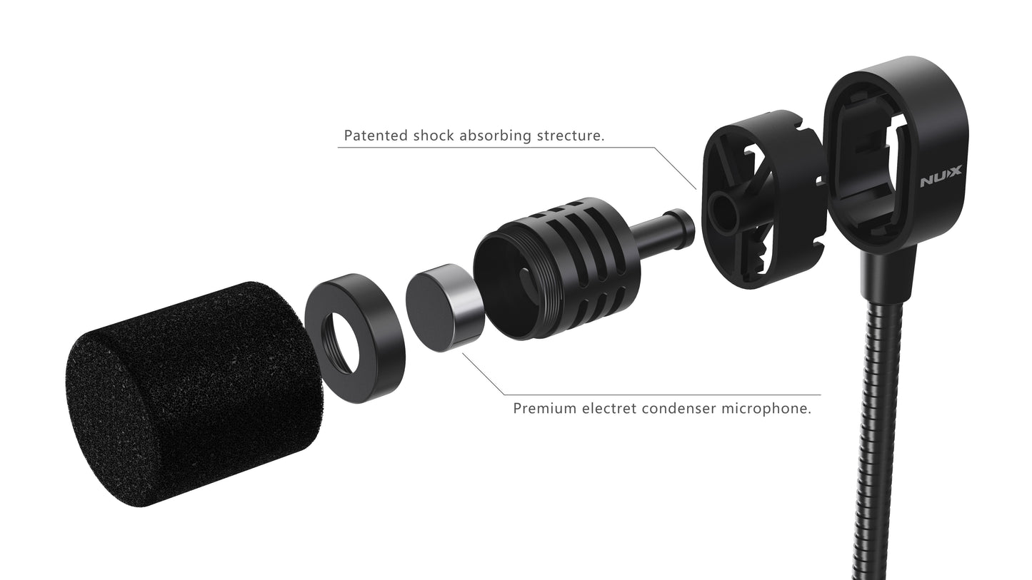 Nux B-6 Sistema Inalámbrico para Saxofón