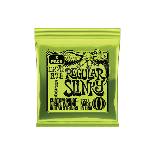 Cuerdas Guitarra Eléctrica Regular Slinky .10 (3 pack)